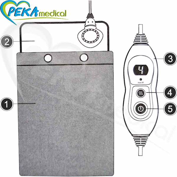 Accumed HB05 4060 Elektryczna poduszka grzewcza