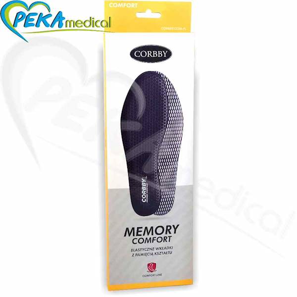 Corbby Memory Comfort 39 Elastyczne wkładki z pamięcią kształtu stopy