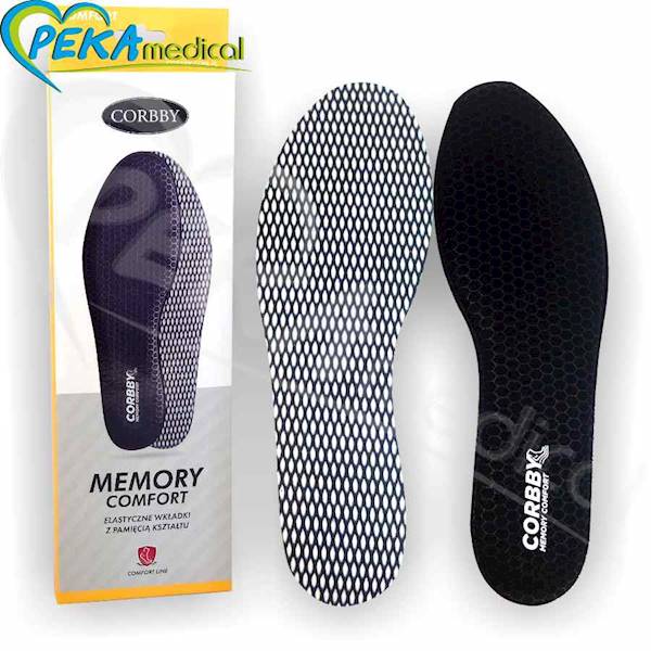 Corbby Memory Comfort 39 Elastyczne wkładki z pamięcią kształtu stopy