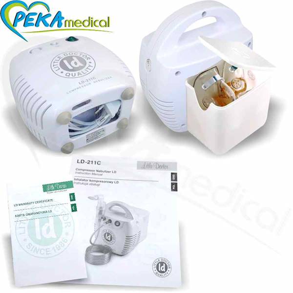 Little Doctor LD-211C biały Inhalator tłokowy nebulizator