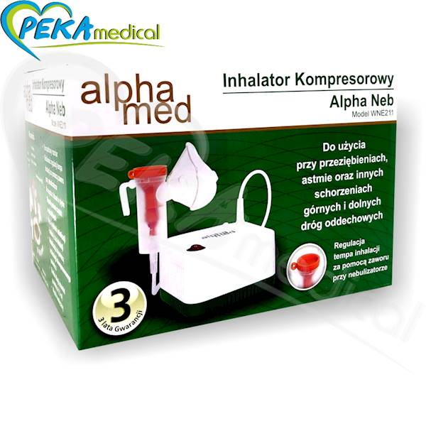 Alphamed Alpha Neb WNE211 Inhalator kompresorowy nebulizator