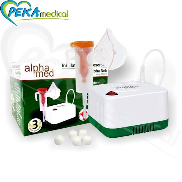 Alphamed Alpha Neb WNE211 Inhalator kompresorowy nebulizator