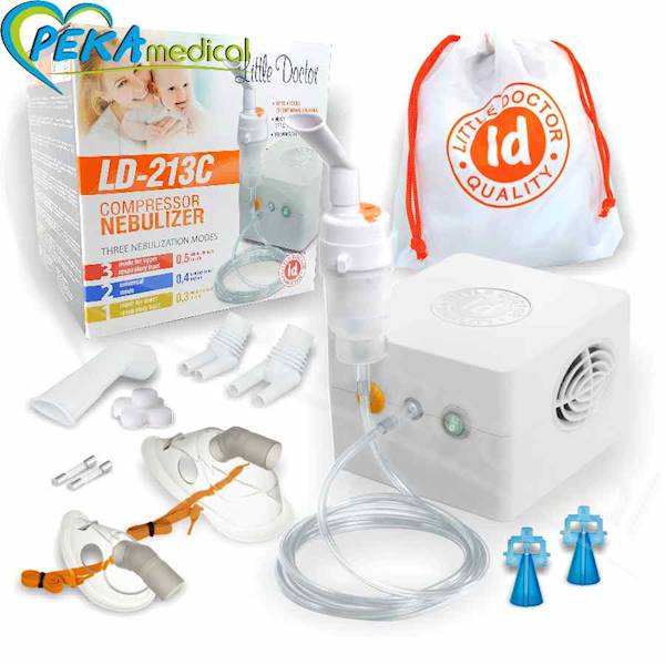 Little Doctor LD-213C Inhalator tłokowy kompresorowy nebulizator