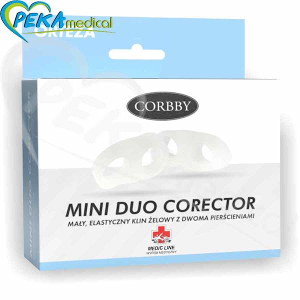 Corbby Mini Duo Corector L Klin żelowy z dwoma pierścieniami