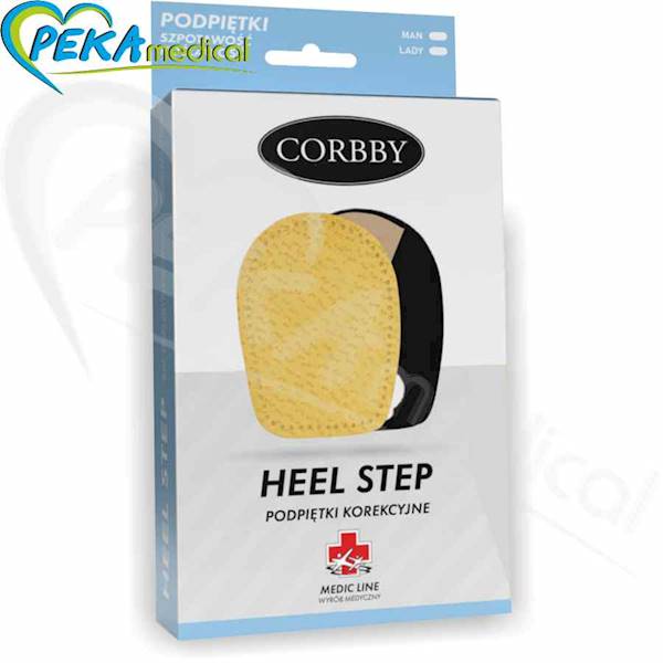 Corbby Heel Step Lady Podpiętki korekcyjne stabilizujące pięty damskie