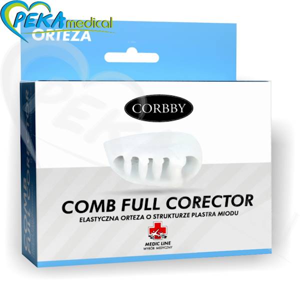 Corbby Comb Full Corector Elastyczna orteza o strukturze plastra miodu