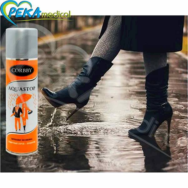 Corbby Aquastop 250 ml Bezbarwny impregnat do obuwia