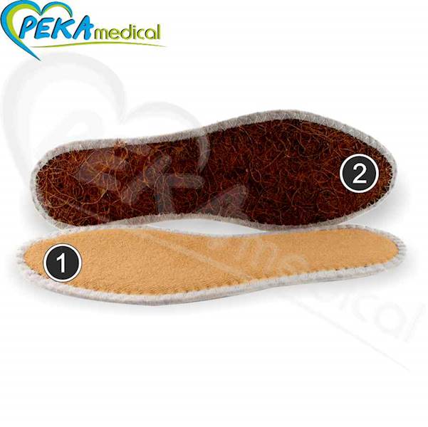 Corbby Kokos Frotte 35/36 Wkładki do butów z naturalnych włókien kokosowych