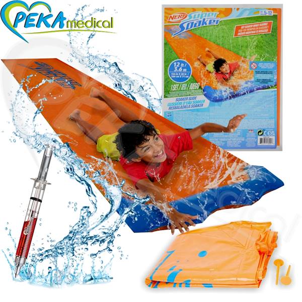 Nerf Super Soaker Slide Zjeżdżalnia wodna 360x71 cm ślizg