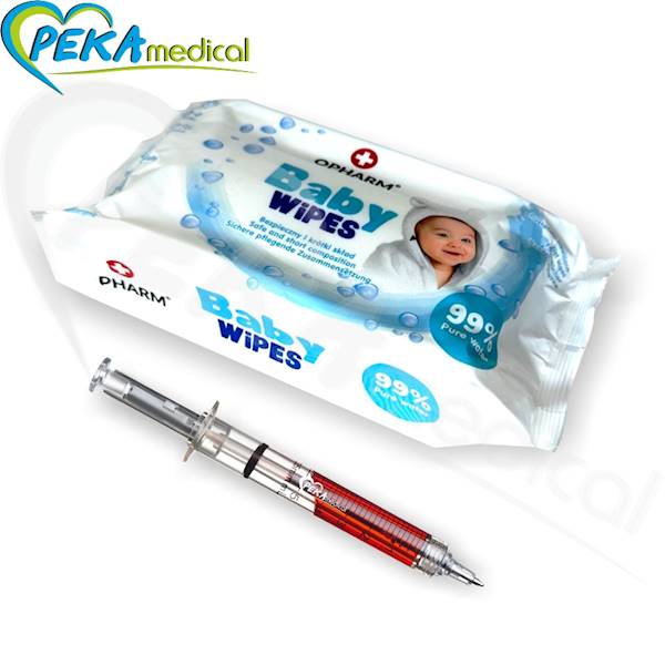 Opharm Baby Wet Wipes 64 szt Chusteczki nawilżane dla dzieci 99% czystej wody