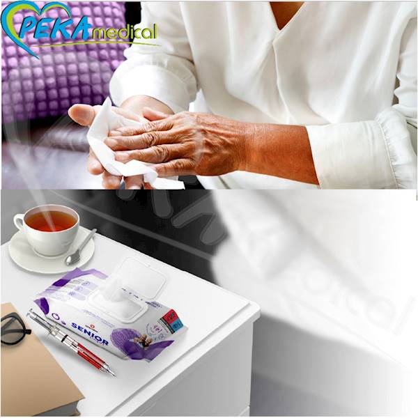 Opharm Senior Comfort 72 szt 4 in 1 Chusteczki nawilżane dla seniorów neutralizator zapachów