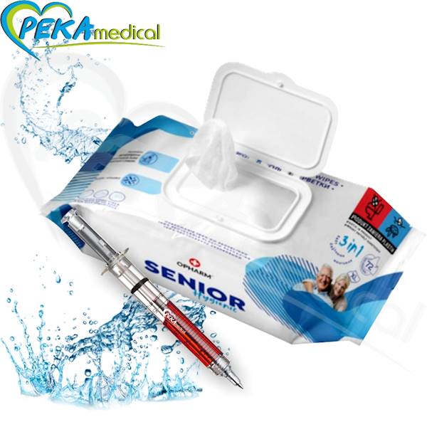 Opharm Senior Higienic Wet Wipes 72 szt 3 in 1 Chusteczki nawilżane dla seniorów