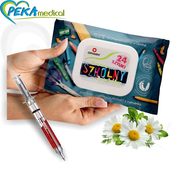 Opharm Moist Toilet Paper School 24 sztuki Nawilżany papier toaletowy