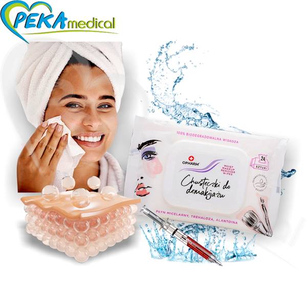 Opharm Make Up Off Wipes 24 sztuki Chusteczki nawilżane do demakijażu