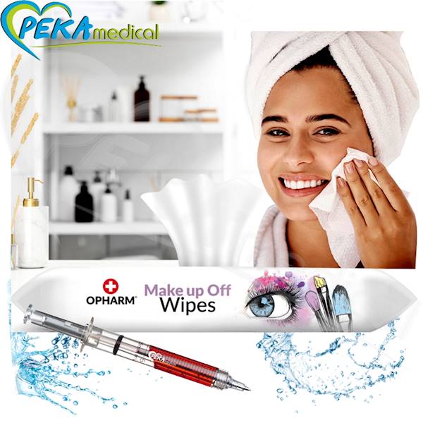 Opharm Make Up Off Wipes 32 sztuki Chusteczki nawilżane do demakijażu na wodoodporny makijaż