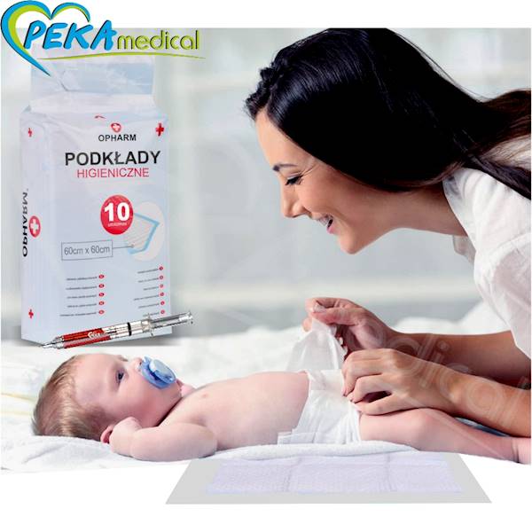 Opharm Podkłady 60x60 chłonne higieniczne jednorazowe