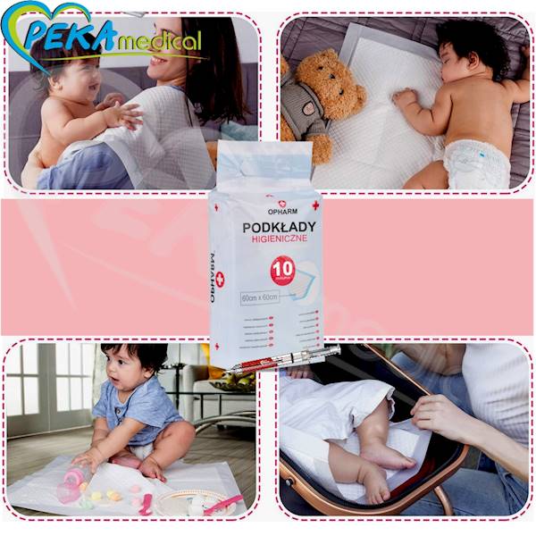 Opharm Podkłady 60x60 chłonne higieniczne jednorazowe