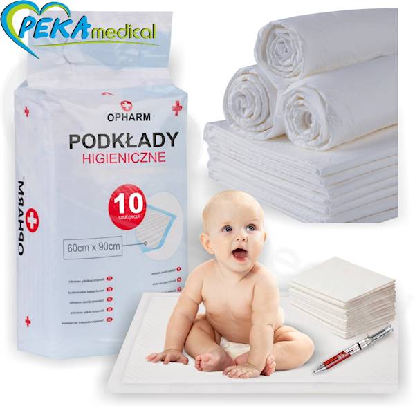 Opharm Podkłady 90x60 chłonne higieniczne jednorazowe