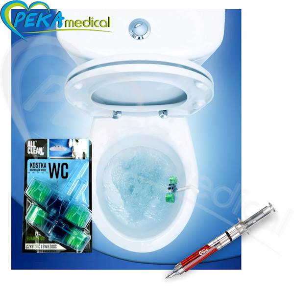 Opharm All Clean Eukaliptus Kostka barwiąca wodę do WC