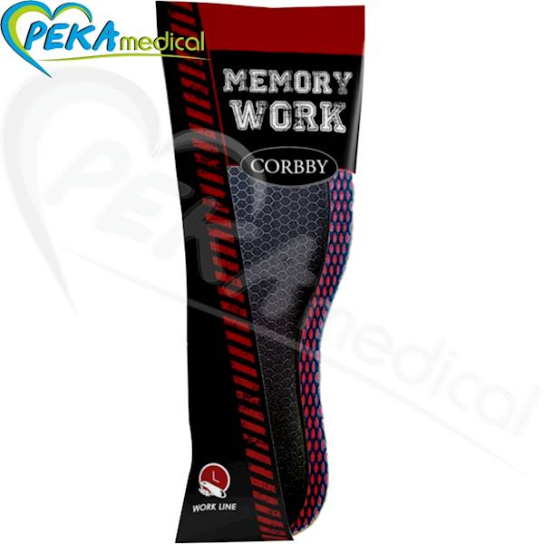 Corbby Memory Work 45 Wkładki do butów elastyczne z pamięcią kształtu stopy