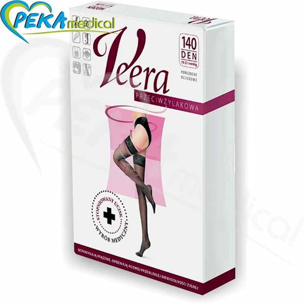 Veera Pończochy 140 den Visione 4 Przeciwżylakowe uciskowe
