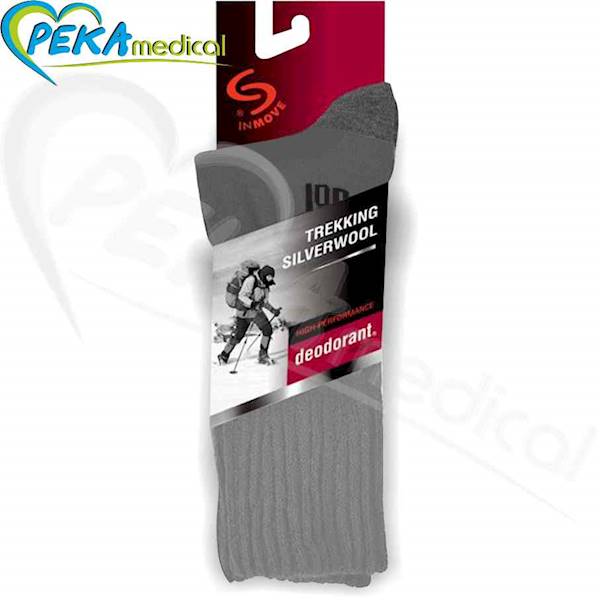 InMove Trekking Silverwool szary 44-46 Skarpetki trekkingowe narciarskie