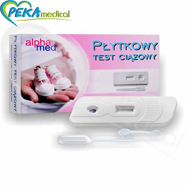 Alphamed Płytkowy test ciążowy HCG