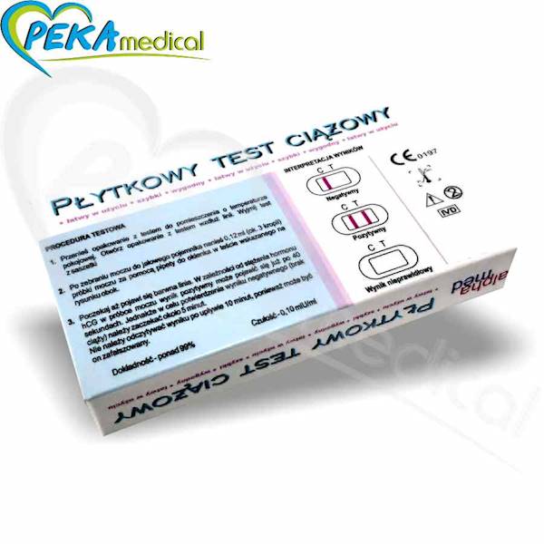 Alphamed Płytkowy test ciążowy HCG