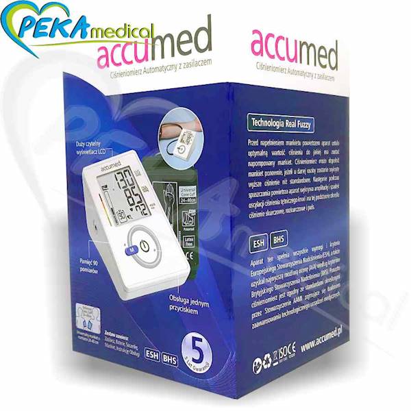 Accumed AW151f Ciśnieniomierz automatyczny naramienny z zasilaczem