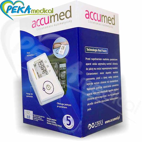 Accumed CG155f Ciśnieniomierz automatyczny naramienny arytmia