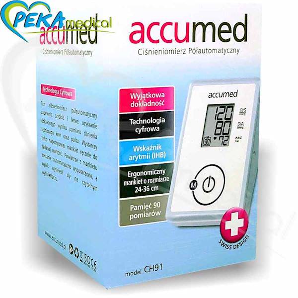 Accumed CH91 Ciśnieniomierz półautomatyczny naramienny