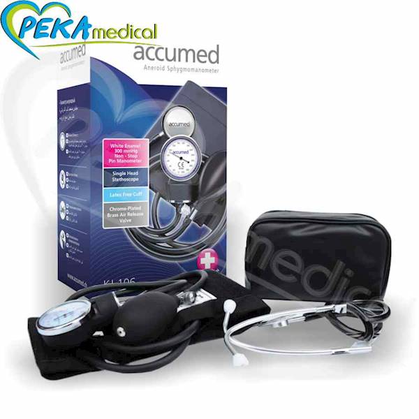 Accumed KJ 106 Ciśnieniomierz zegarowy mechaniczny ze stetoskopem