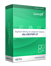 Wzorzec wydruku oferty ze zdjęciami dla Gestor GT