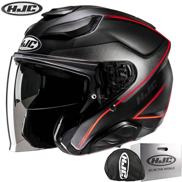 Kask HJC F31 Ludi Black/Red XL