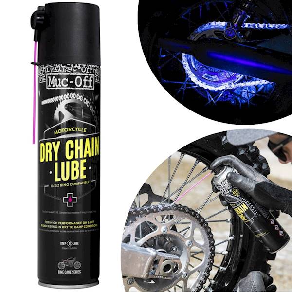 Muc-Off 649 Smar do łańcucha warunki suche 400ml