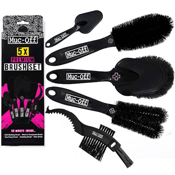 Muc-Off 206 Zestaw 5 szczotek do mycia motocykla