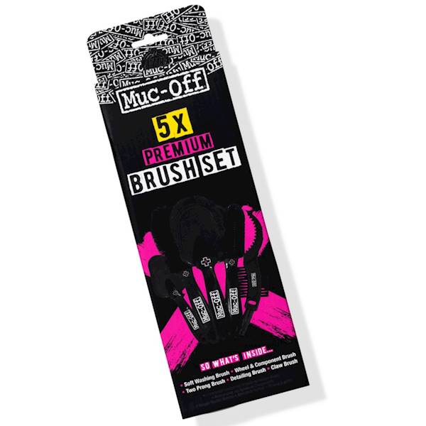 Muc-Off 206 Zestaw 5 szczotek do mycia motocykla