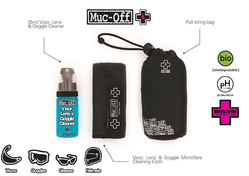 Muc-Off 202 Zestaw do czyszczenia kasków i gogli