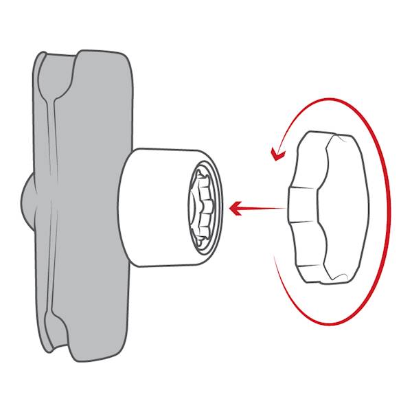 Ram Pokrętło Zabezpieczające Do Ramion 1.5" (C)