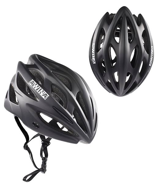 Kask rowerowy Awina MTB czarny na rower