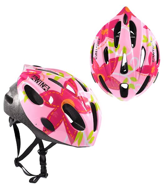 Kask rowerowy Awina dziecięcy S różowy na rower