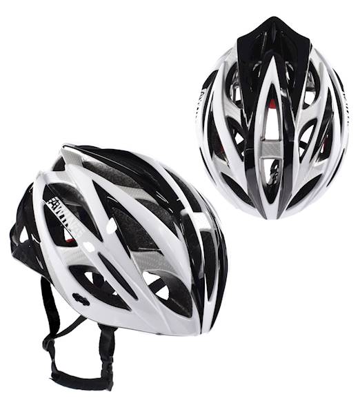 Kask rowerowy Awina MTB srebrno/czarny na rower