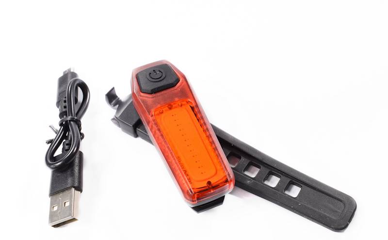 Lampka rowerowa tył LED COB USB 90 lm