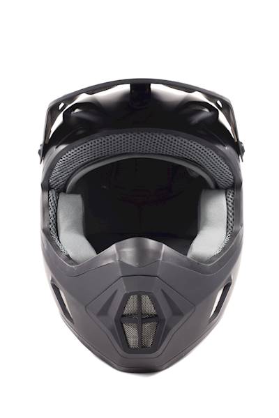 Kask rowerowy Awina BMX L czarny mat na rower