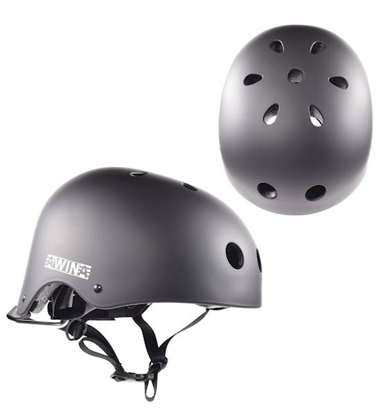 Kask rowerowy Awina BMX szary mat na rower