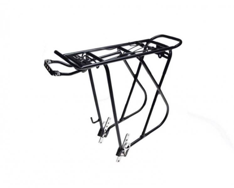 Bagażnik Tył Aluminiowy Do Sakw Rowerowy Czarny
