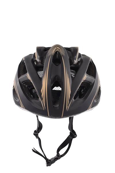 Kask rowerowy Awina MTB L czarno/złoty na rower