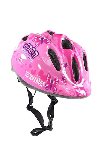 Kask rowerowy Awina dziecięcy M różowy na rower