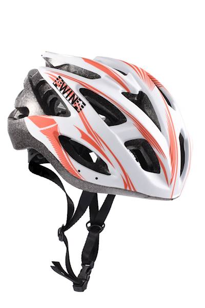 Kask rowerowy Awina MTB L biało/czerwony na rower