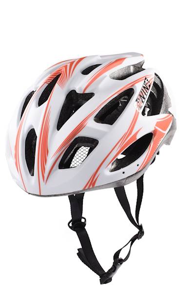 Kask rowerowy Awina MTB L biało/czerwony na rower